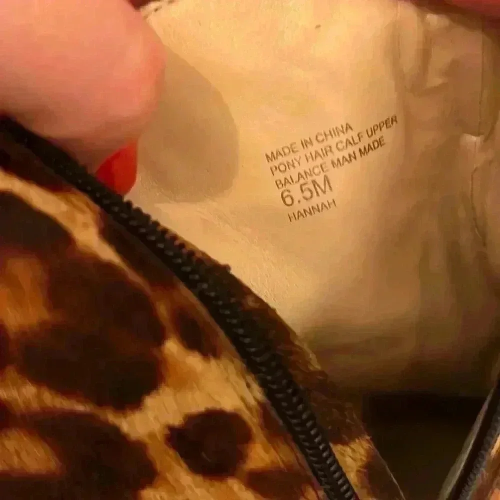 INC international concepts Leopard Ankle Boots-Sz 6.5 - Picture 2 of 6